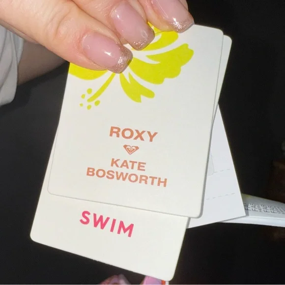 Roxy x Kate Bosworth Reversible Floral Orange Cheeky Bikini Bottom - Picture 5 of 6